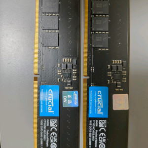 마이크론 ddr5 16기가 램 두장