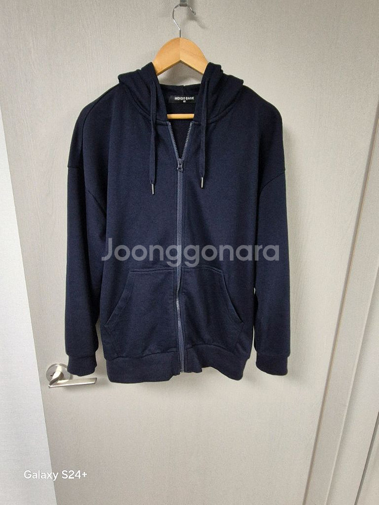 넘 이쁜 블루 후드 집업 100에서 105 (새상품)--0