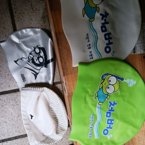 실리콘 아동용 수영모 4종류