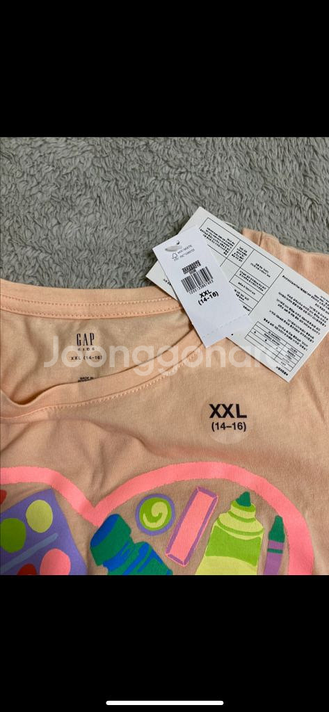 [새상품] GAP Kids 티셔츠(성인여자 55)--1