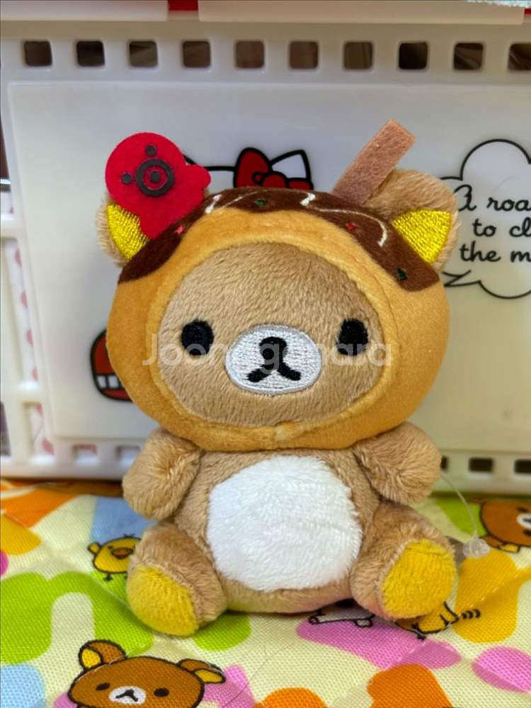 리락쿠마 타코야끼 테노리 인형 [일본정품 새상품]--0