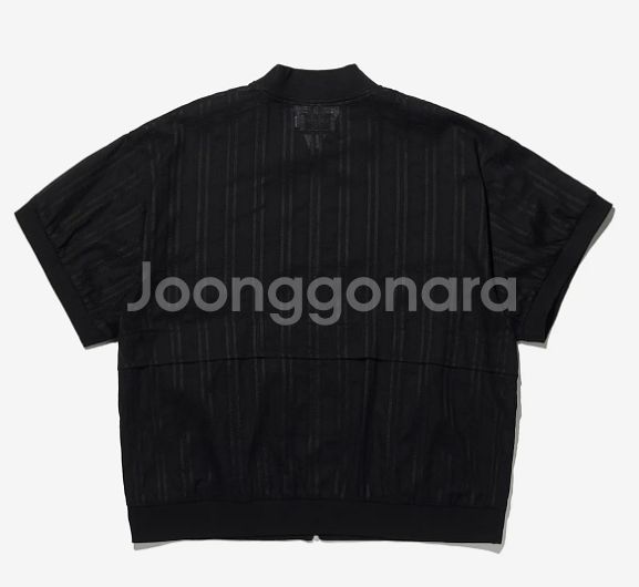 남자 반팔자켓 블랙 L--1