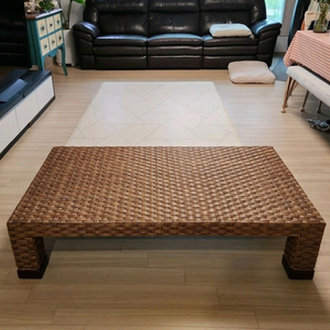 라탄 소파 테이블 130 x 70