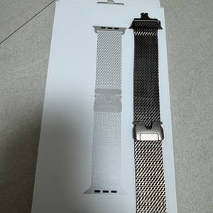 애플워치울트라 정품 티타늄 밀레니즈루프 스트랩s