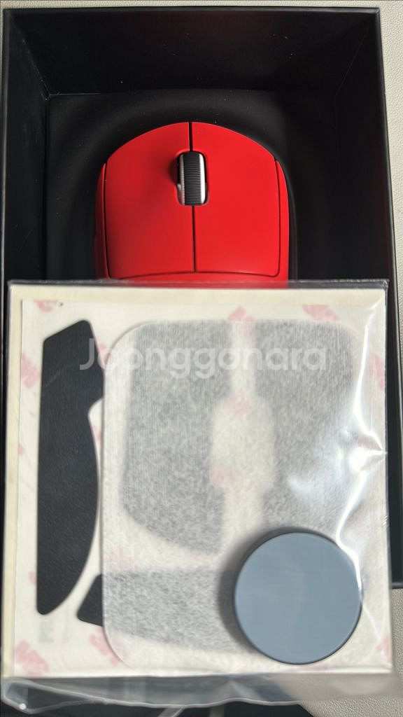 로지텍 g pro x superlight 지슈라 레드--0