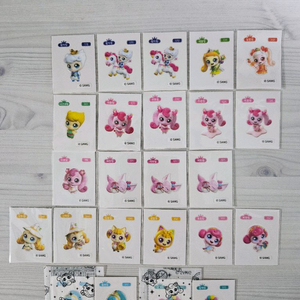 티니핑젤리띠부씰 왕자핑/나그네핑/여우핑/하츄핑 등등