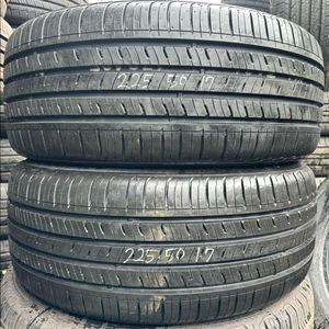 225 50 17금호중고타이어2개2255017