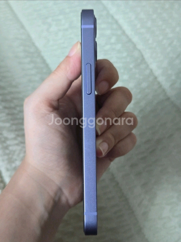 아이폰12미니 퍼플 256gb 배터리100 순정--3