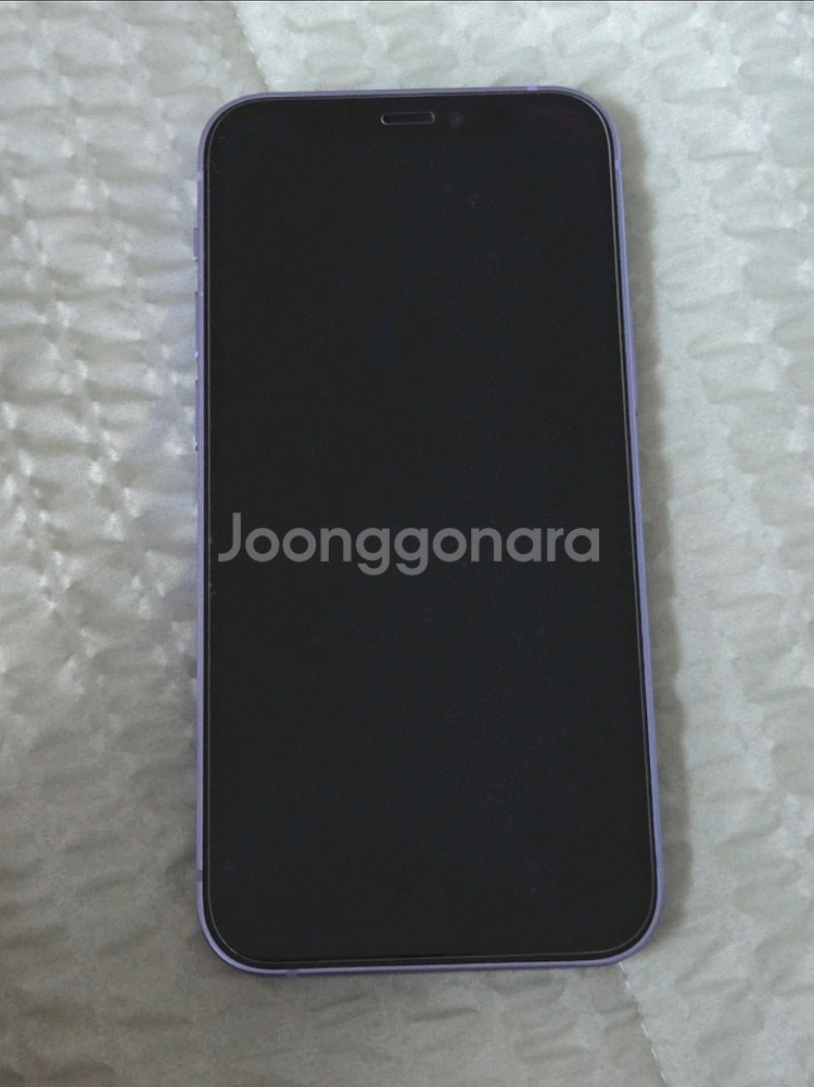 아이폰12미니 퍼플 256gb 배터리100 순정--1