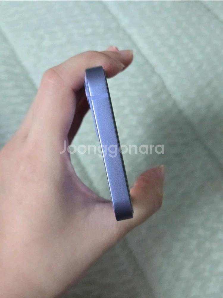 아이폰12미니 퍼플 256gb 배터리100 순정--4