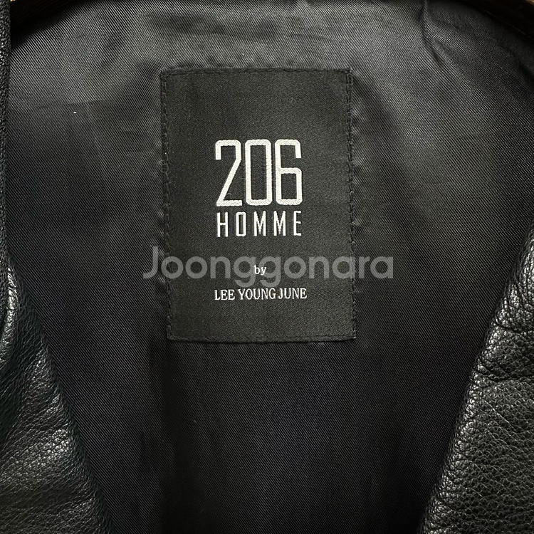 206옴므 양가죽 라이더 자켓 s214--3
