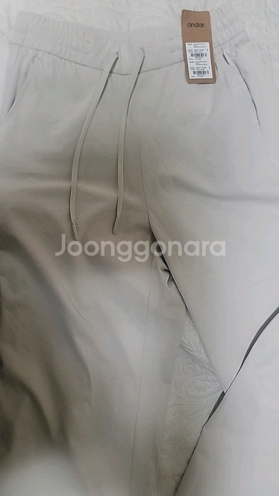 안다르에어리핏 와이드팬츠(숏S화이트머스크)--1