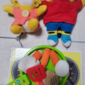 호비 하나손인형 후라이팬 일괄
