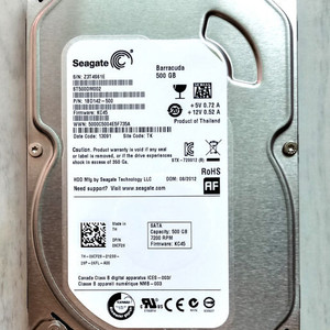 500GB 하드(Seagate 데스크탑HDD)(택포)