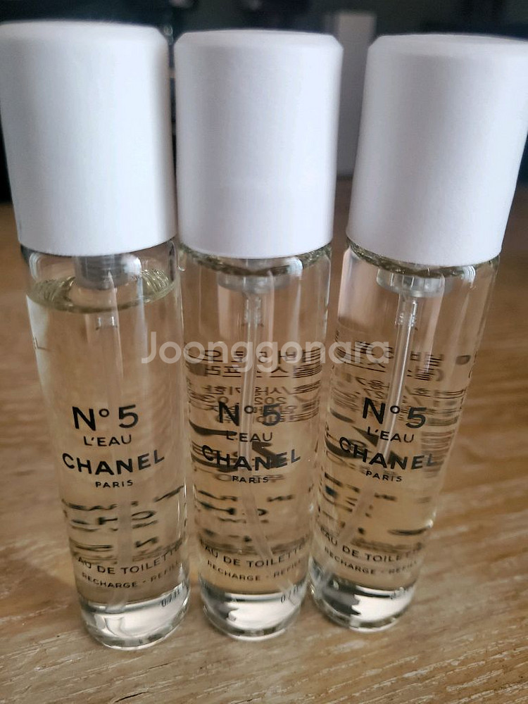 샤넬 넘버5로 오드뚜왈렛 휴대용본품 20ml3개--5