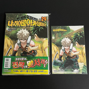 나의 히어로 아카데미아 나히아 29권 초판