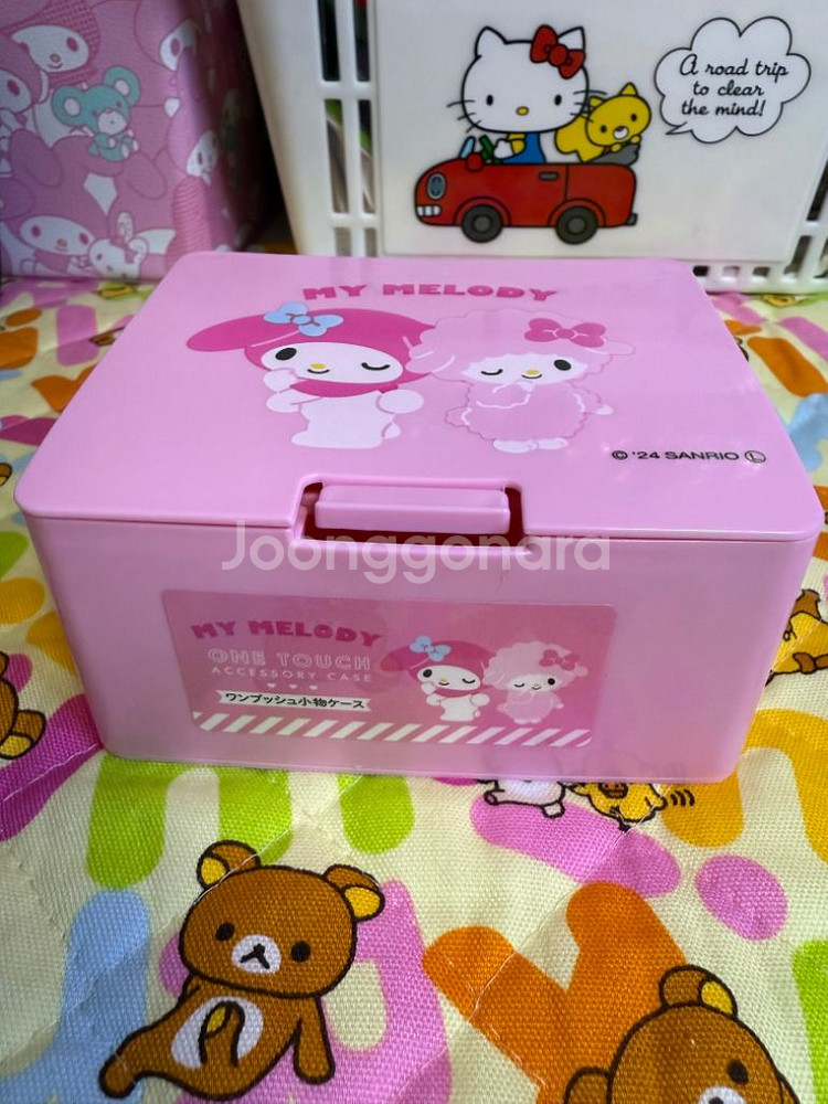 산리오 마이멜로디 원터치 보관함 [일본정품 새상품]--2