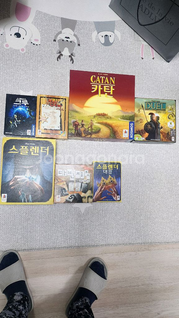 보드게임 카탄 다빈치코드 스플렌더 뱅 7윈더스대결--0