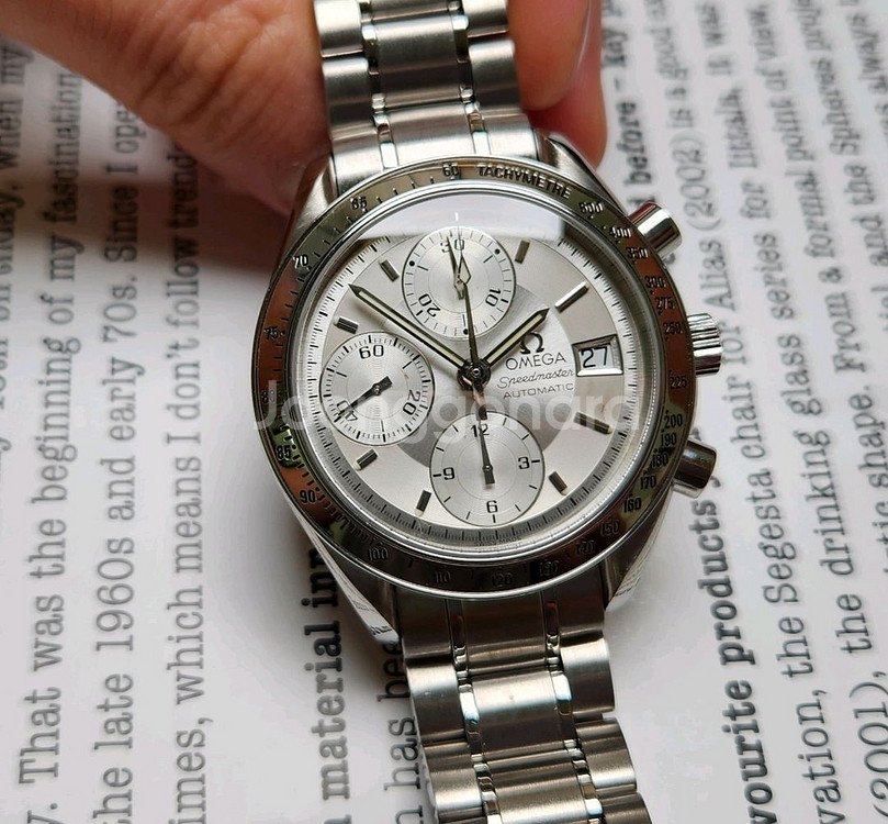 오메가 스피드마스터 실버판 크로노그래프 오토매틱 브레이--1