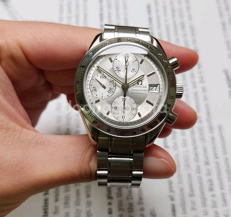 오메가 스피드마스터 실버판 크로노그래프 오토매틱 브레이--4