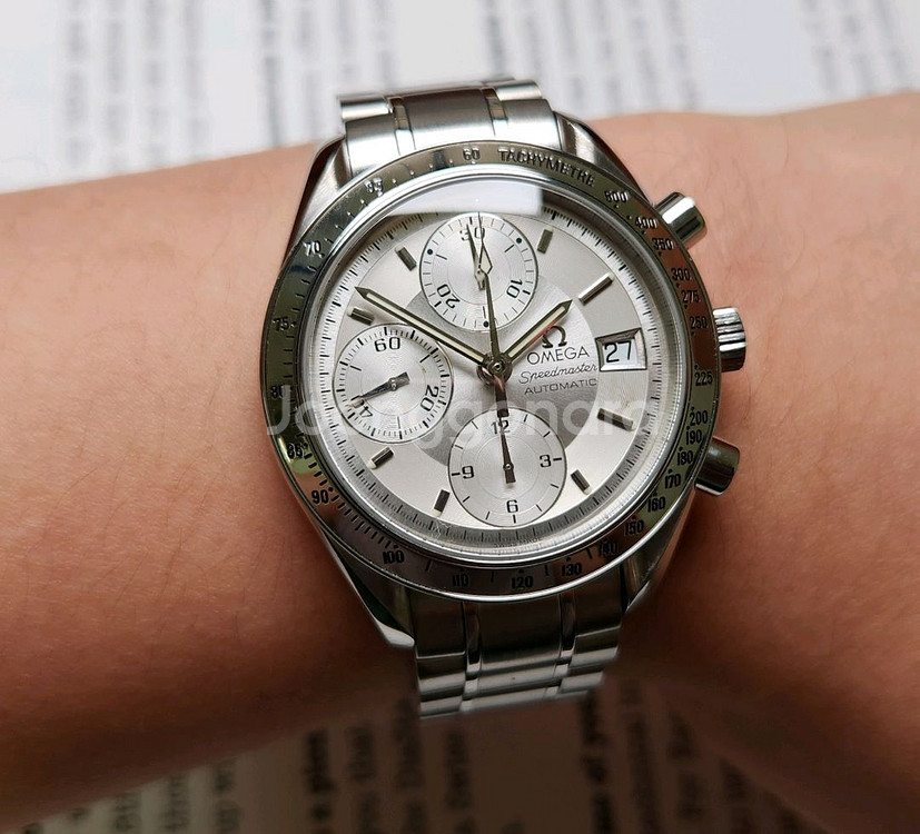 오메가 스피드마스터 실버판 크로노그래프 오토매틱 브레이--5