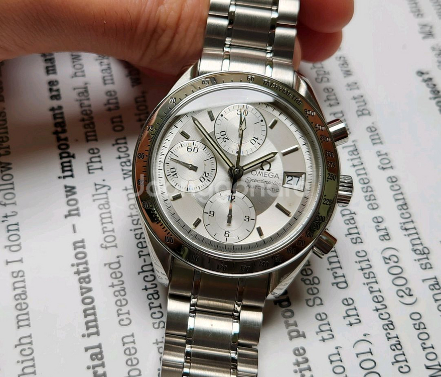 오메가 스피드마스터 실버판 크로노그래프 오토매틱 브레이--3