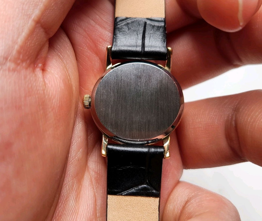 빈티지 오메가 드빌 금장 스카이블루판 수동 메커니컬 여--8