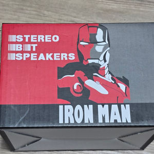 아이언맨 불루투스 스피커 새상품