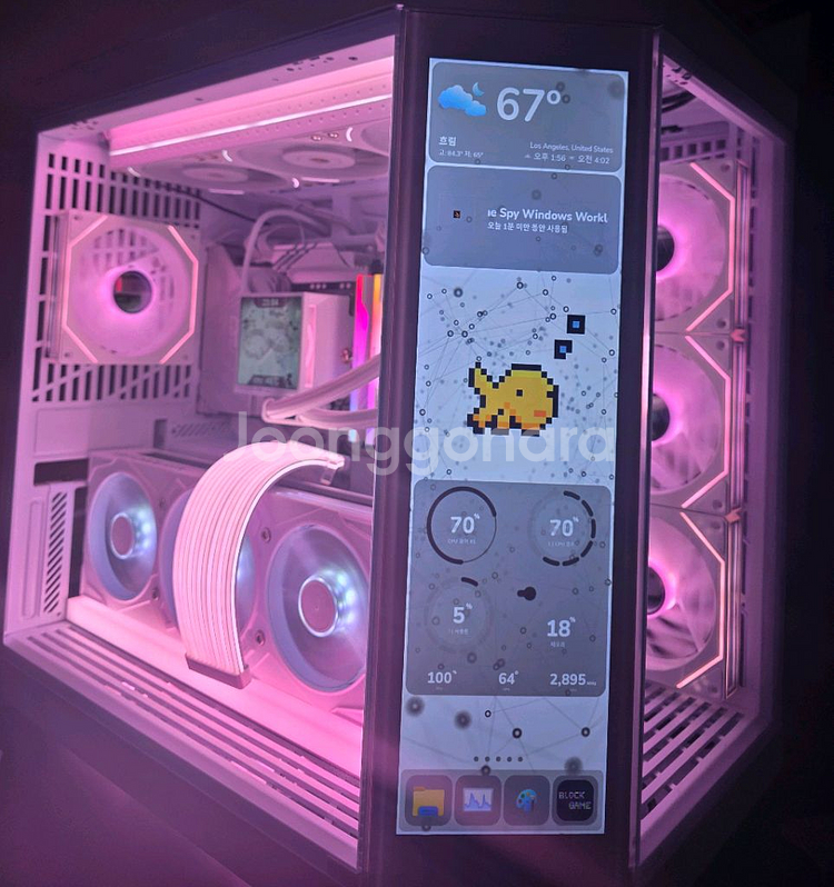 9800X3D 5080 새어항본체 팝니다--2