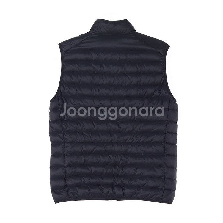 [M]유니클로 울트라 라이트 다운 블랙 경량 패딩조끼--4