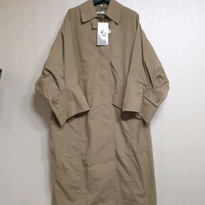 한섬 시스템 바람막이 오버핏 롱 자켓 코트/76