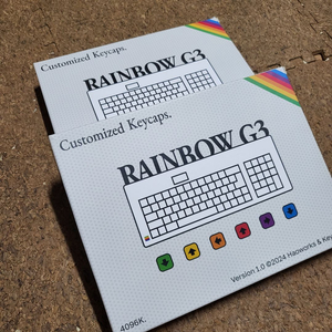 (반택포함)알리발 raunbow g3체리높이 키보드키캡
