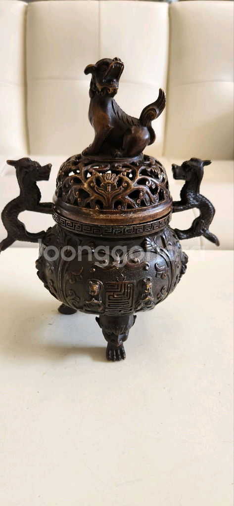 삼족 적동향로--0