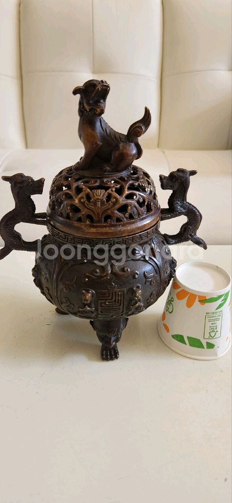 삼족 적동향로--1