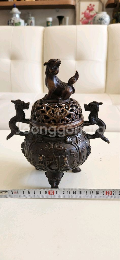 삼족 적동향로--7