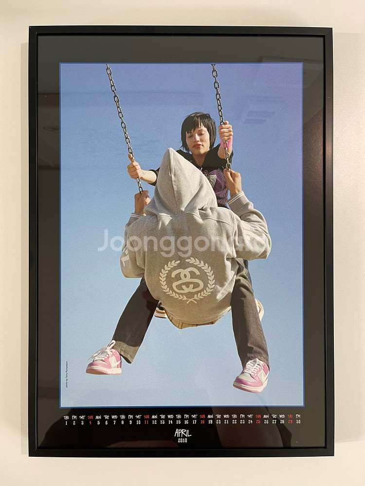 스투시 30주년 한정판 아트 포스터 캘린더 April--0