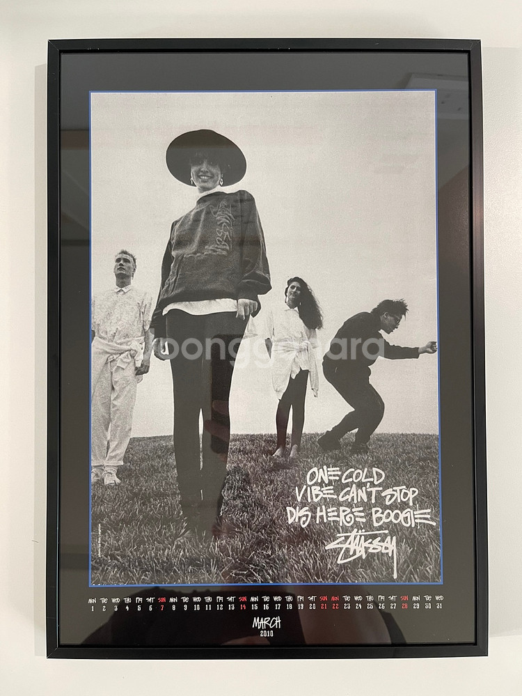 스투시 30주년 한정판 아트 포스터 캘린더 March--0