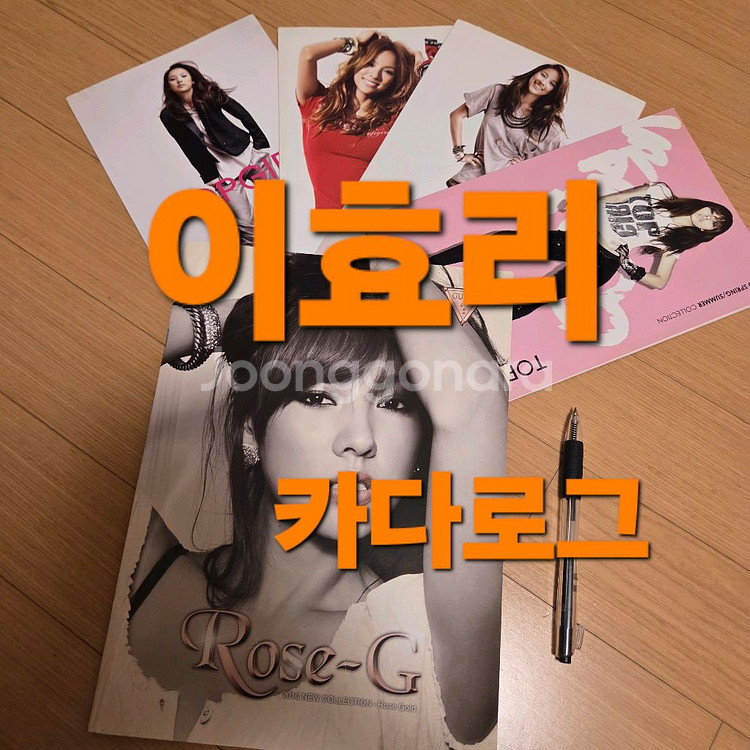 핑클 이효리 2010 카다로그 게스,탑걸 ,이효리 포토--0