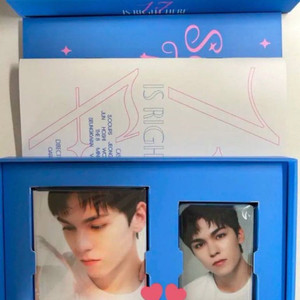 세븐틴 베스트 앨범 디어반 바인더 포카 특전 버논