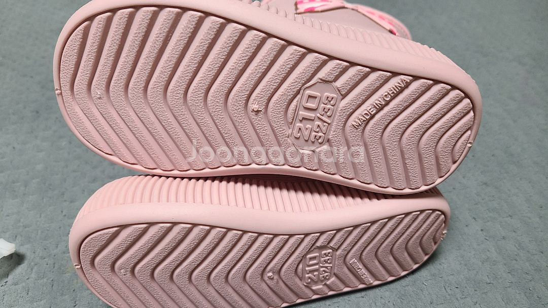 핑크색 리본 아동레인부츠210--3