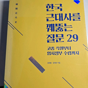 한국 근대사를 꿰뚫는 질문 29
