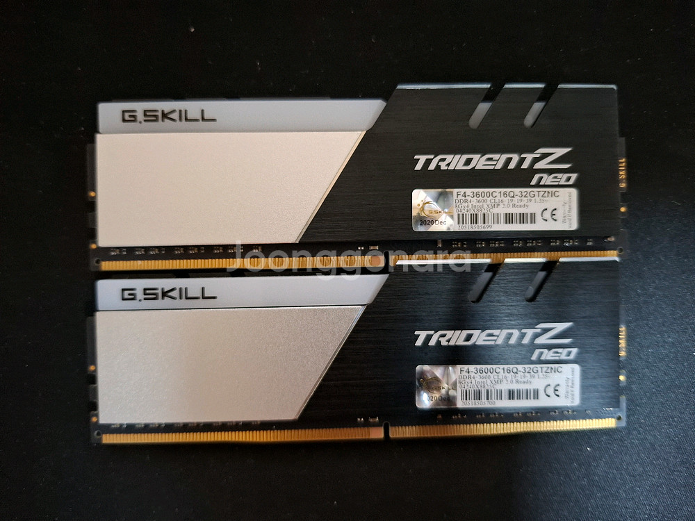 램 지스킬 DDR4 3600 16GB(8GB 2개)--1