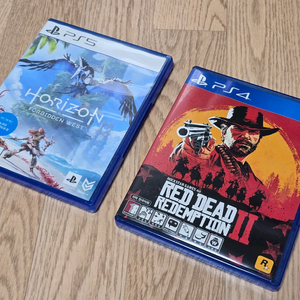 PS5 호라이즌. ps4 레드 데드 리뎀션2