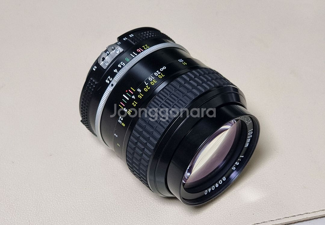 니콘 ai 105mm f2.5 A급 렌즈 판매합니다--0