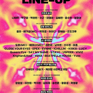 울산 썸머페스티벌 음악중심 티켓 양도