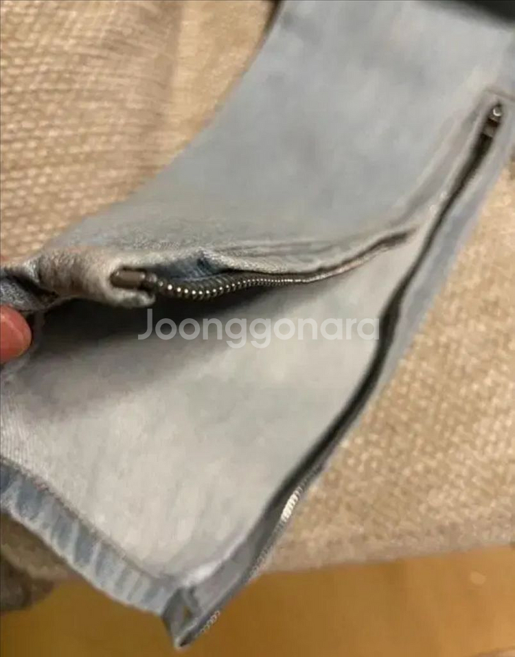 Chanel 샤넬 옆슬릿 청바지 새상품--4