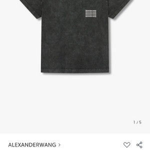 알렉산더왕 리피드 로고 크루넥 티셔츠