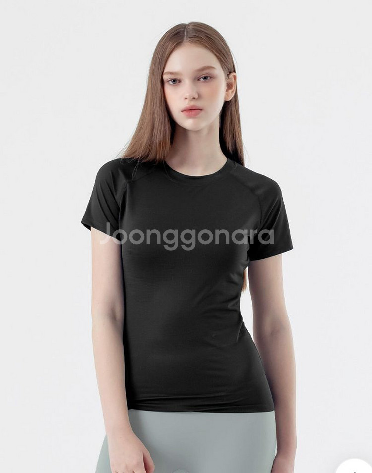 젝시믹스 에어센트 숏슬리브 블랙 화이트 세트--1