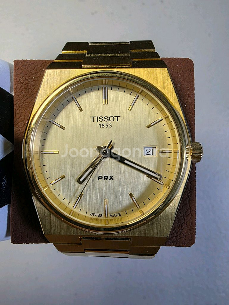 티쏘 PRX 쿼츠 40MM 골드--0
