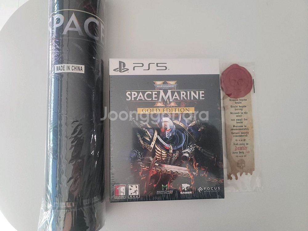 PS5 워해머 스페이스마린2 골드에디션 새제품 팝니다.--0